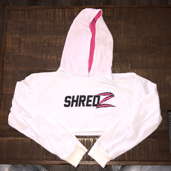 Cropped workout hoodie - Picture 1 of 2